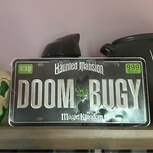 Magic Kingdom Haunted Mansion Doom Bugy License Plate
